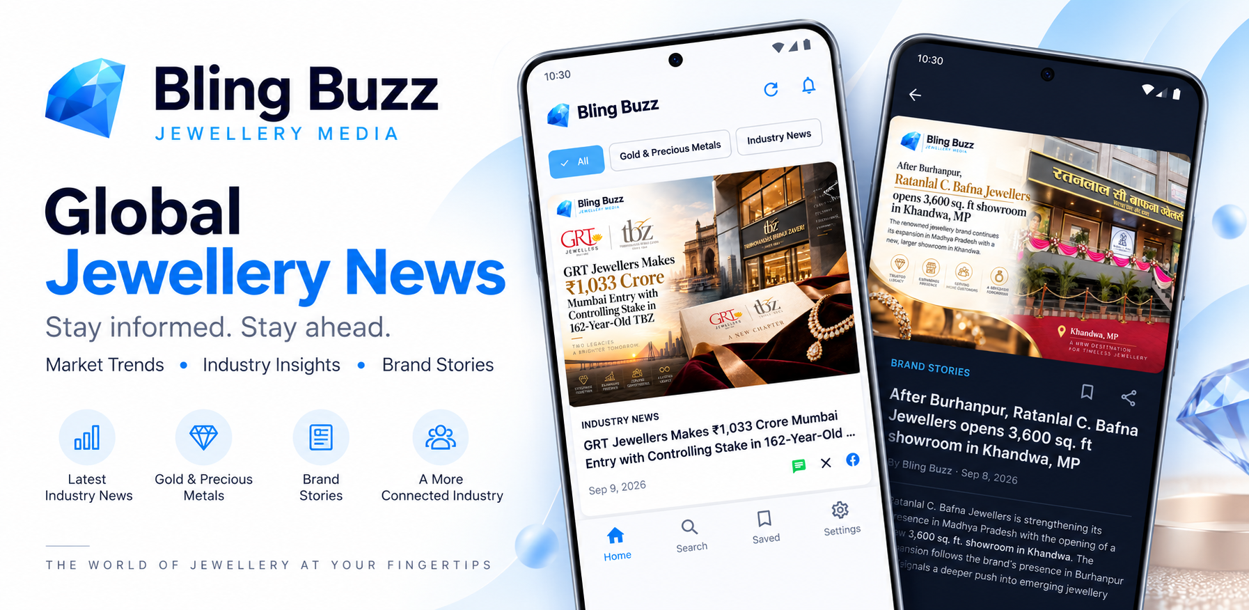BlingBuzz jewellery news app